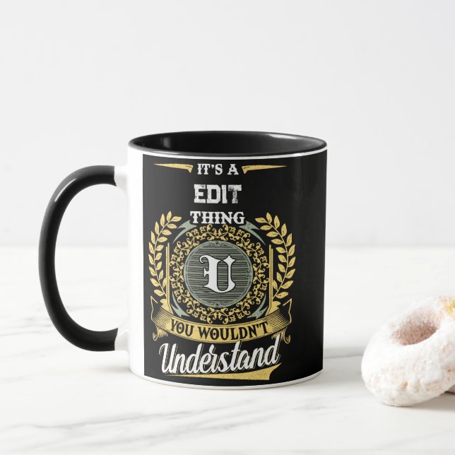 Taza Es una Cosa de U que No Entenderías (Con donut)