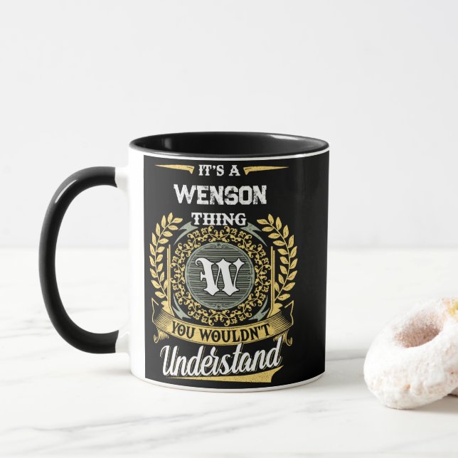 Taza Es una Cosa de WENSON que No Entenderías (Con donut)