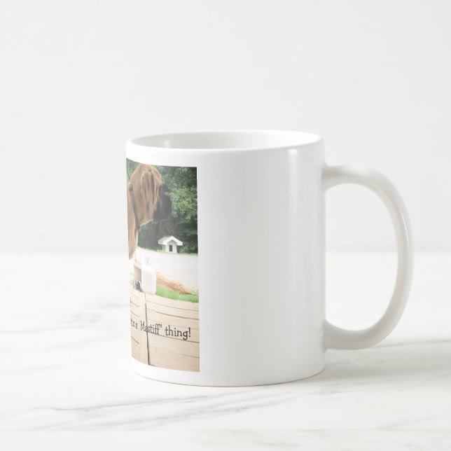 Taza ¡Es una cosa del "mastín"! El mastín inglés (Derecha)