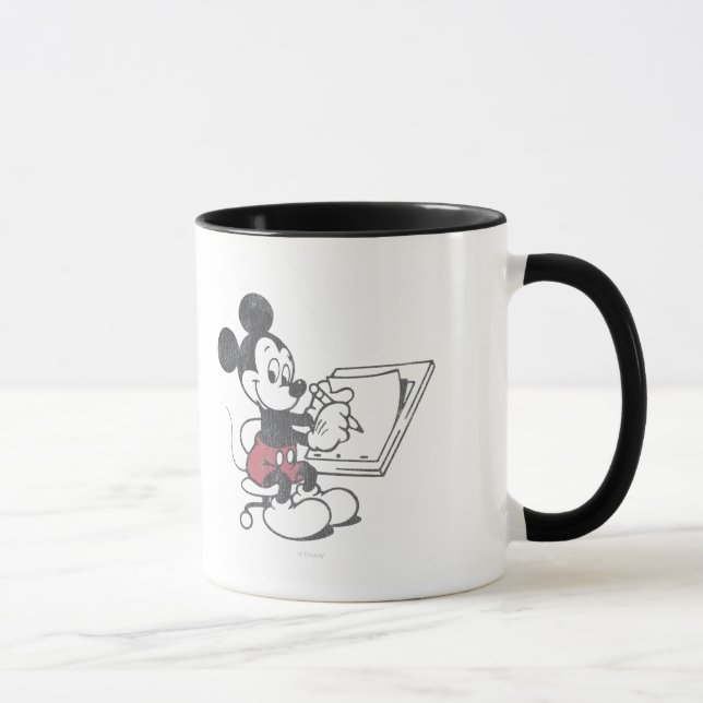 Taza Esbozo de Mickey de época (Derecha)