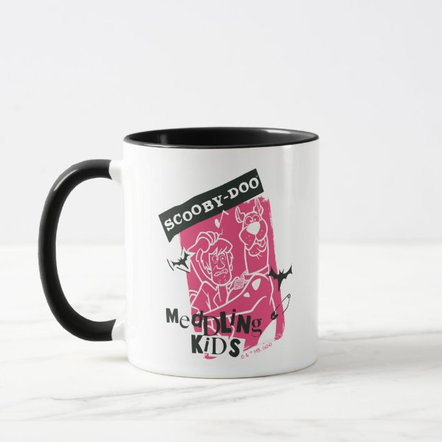 Taza Esbozo de Punk para niños con mezcolanza y escopet (Izquierda)