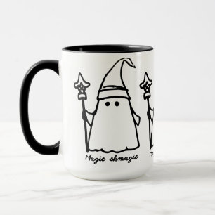 Taza Esbozo mágico del dibujo del fantasma del asistent