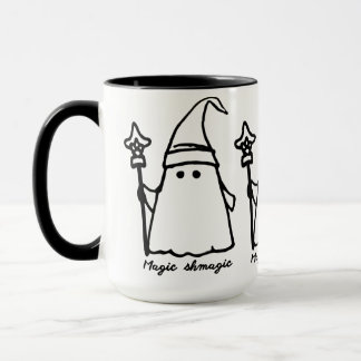 Taza Esbozo mágico del dibujo del fantasma del asistent