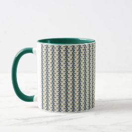 Taza Escala de medianoche Patrón geométrico abstracto 1