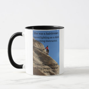 Taza Escalada divertida