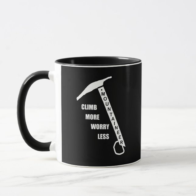 Taza Escalada motivacional diciendo (Izquierda)