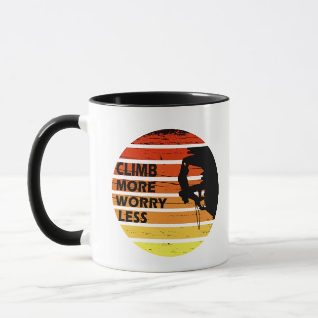 Taza Escalada motivacional diciendo (Izquierda)