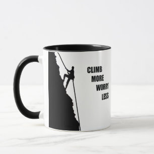 Taza Escalada motivacional diciendo