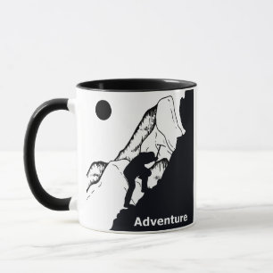 Taza escalador de roca