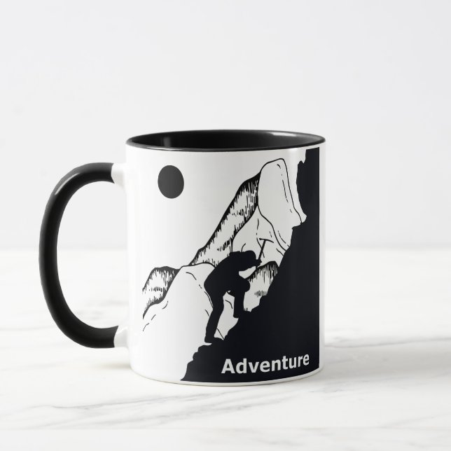 Taza escalador de roca (Izquierda)