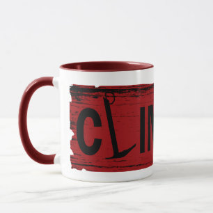 Taza escalador rockero