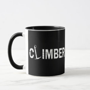 Taza escalador rockero