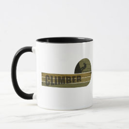 Taza Escalador vintage de roca