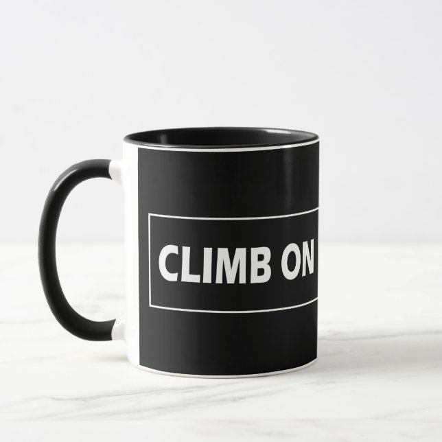 Taza Escalar sobre escalada en roca (Izquierda)