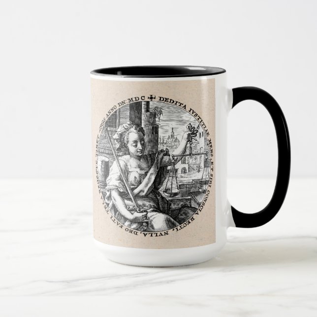 Taza Escalas de justicia (Derecha)