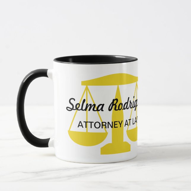 Taza Escalas personalizadas de justicia (Izquierda)