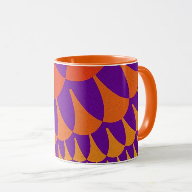 Taza Escalas rojas y Naranjas (Anverso derecho)