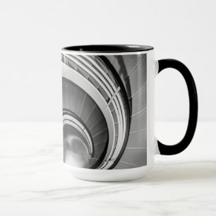 Taza Escalera circular BW