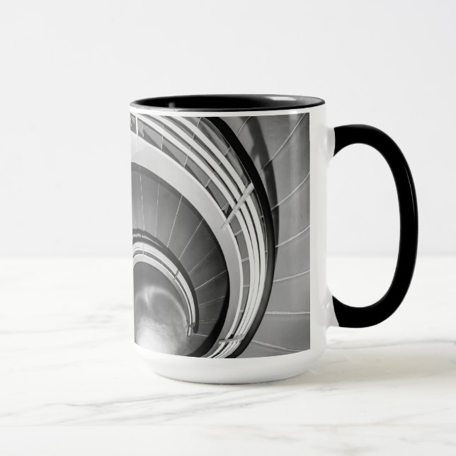 Taza Escalera circular BW (Derecha)