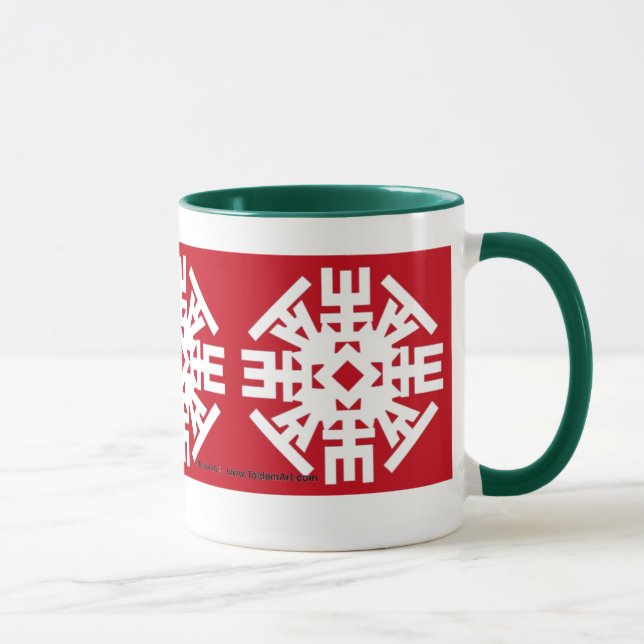 Taza ESCAMA en el chocolate caliente (Derecha)