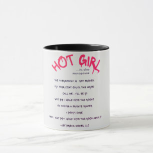 Taza Escándalo de mugre de menopausia