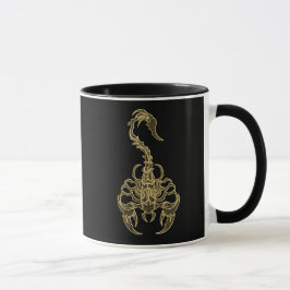 Taza Escándalo envenenado de oro insecto muy venenoso