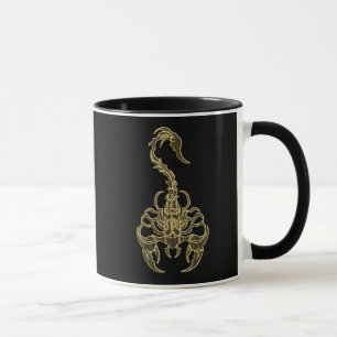 Taza Escándalo envenenado de oro insecto muy venenoso