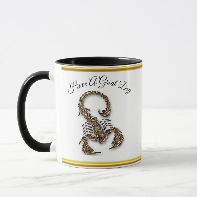 Taza Escándalo poisonoso bronce insecto muy venenoso (Izquierda)