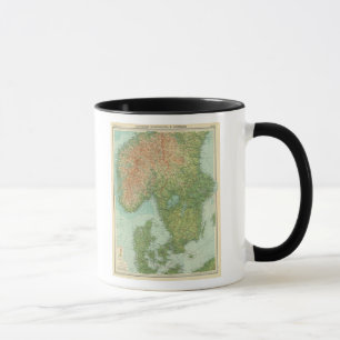 Taza Escandinavia meridional y Dinamarca