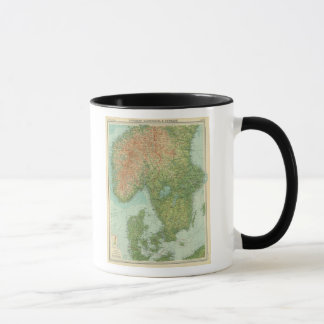 Taza Escandinavia meridional y Dinamarca