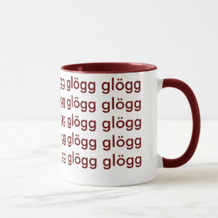 Taza Escandinavo divertido de Glogg Glogg Glogg