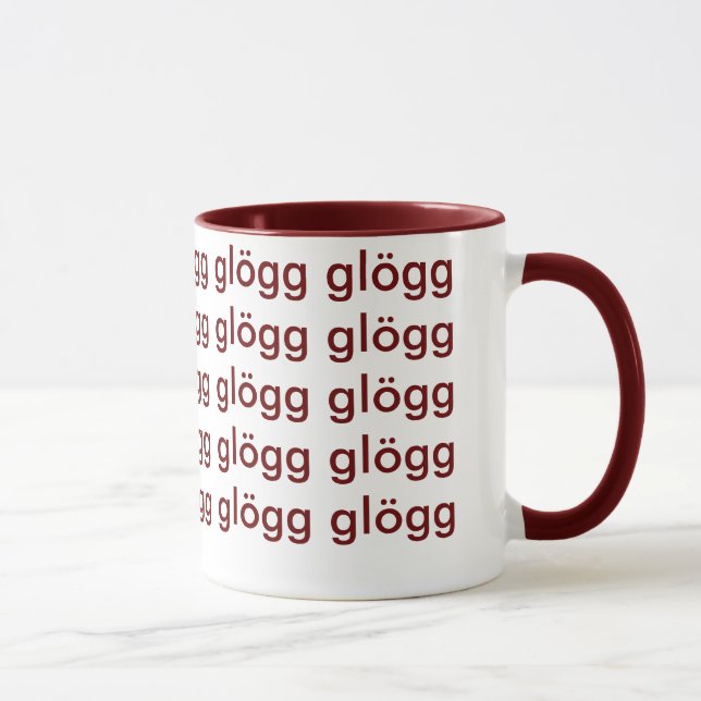 Taza Escandinavo divertido de Glogg Glogg Glogg (Derecha)