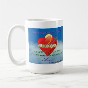 Taza escapular verde del cielo