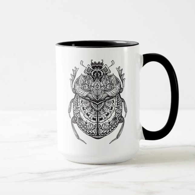 Taza Escarabajo africano Zendoodle (Derecha)
