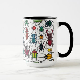 Taza Escarabajos blancos