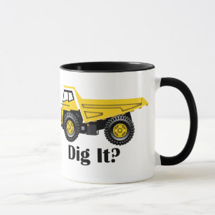 Taza ¿Escarbar? - Black 11 oz Ringer Mug 