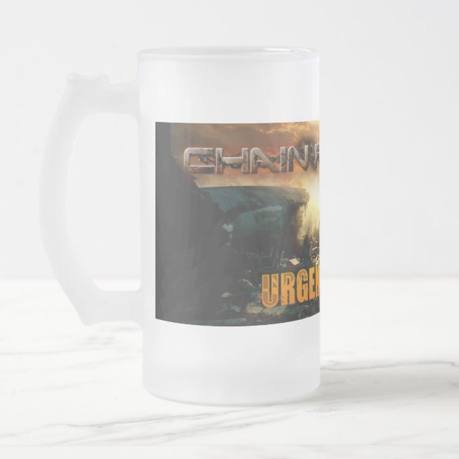 Taza escarchada de la reacción en cadena del uF (Izquierda)