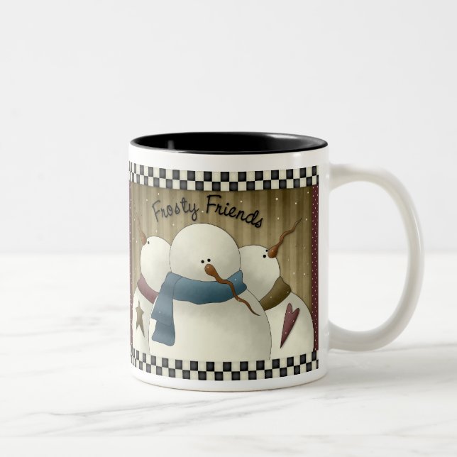 Taza escarchada y de los amigos (Derecha)