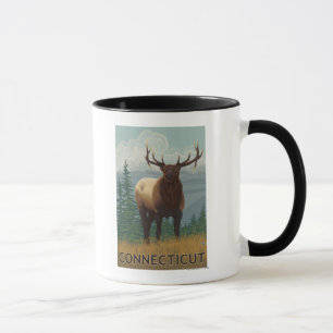 Taza Escena de ConnecticutElk