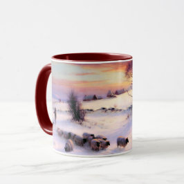 Taza Escena De Invierno. Navidades Bellas Artes Gift Mu
