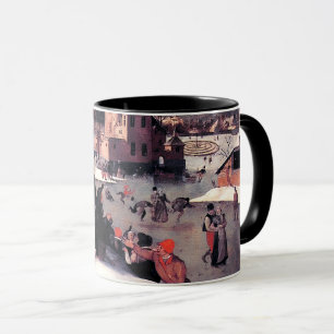 Taza Escena De Invierno. Regalo de Navidades Bellas Art