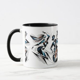 Taza Escena de Jazz Moderno
