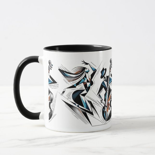 Taza Escena de Jazz Moderno (Izquierda)