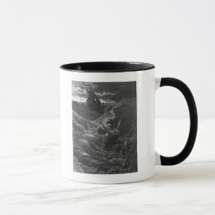 Taza Escena 'de la escarcha del Mariner antiguo