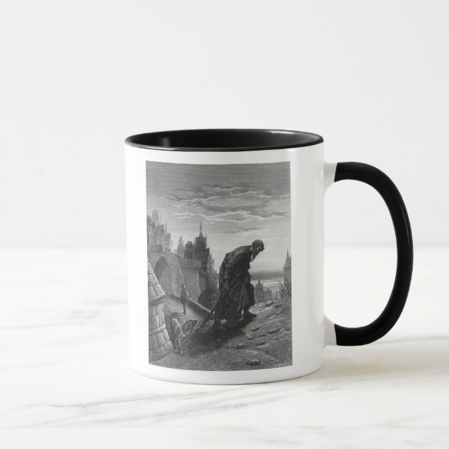 Taza Escena "de la escarcha del marino antiguo" 4 (Derecha)