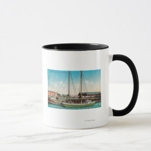 Taza Escena de la escuela de navegación Petaluma, CA