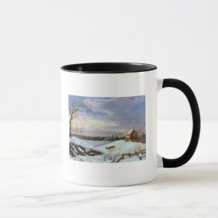 Taza Escena de la nieve, Nueva Inglaterra