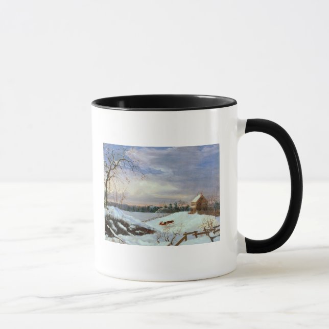 Taza Escena de la nieve, Nueva Inglaterra (Derecha)