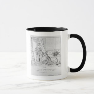 Taza Escena de la novia de Abydos de señor Byron
