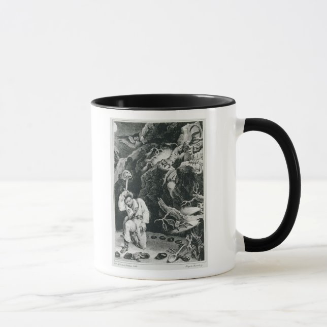 Taza Escena de la ópera 'Der Freischutz (Derecha)